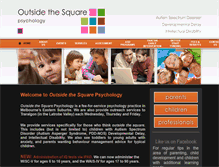 Tablet Screenshot of outsidethesquarepsychology.com.au